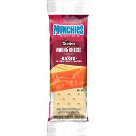 Munchies Sandwich Crackers Nacho Cheese Flavored 1.38 Oz