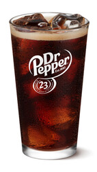 Dr Pepper Regular - Glass Fountain Cup