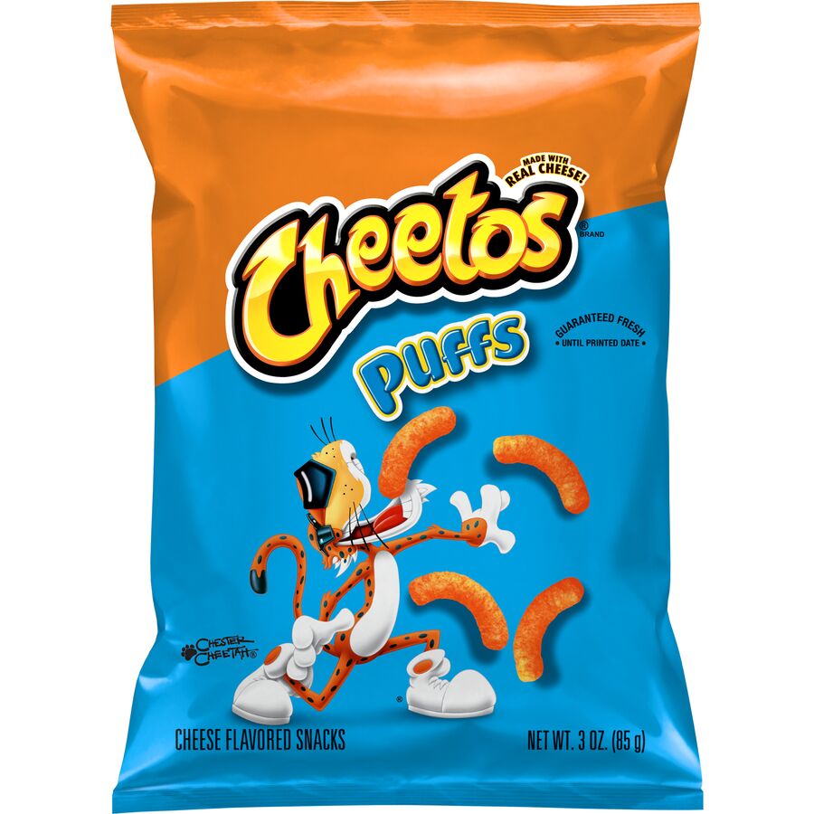 Cheetos Puff Cheese Flavored Snack Chips, 8 oz