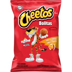 Cheetos Bolitas Flavored Corn Snack Chile & Cheese Flavored 2 3/8 Oz