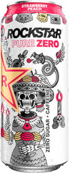 Rockstar Pure Zero Strawberry Peach - 16 oz Can