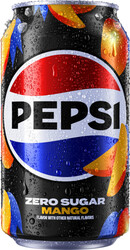 Pepsi Zero Sugar Mango - 12 oz Can Wet