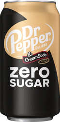 Dr Pepper Cream Soda Zero Sugar - 12 oz Can