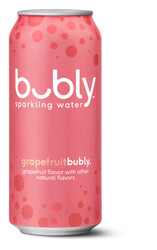 Bubly Sparkling Water Grapefruit - 16 oz Can