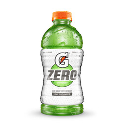 Gatorade G Zero Thirst Quencher Lime Cucumber Bottle 28oz