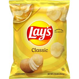 Lay's Potato Chips Classic 2 5/8 Oz Lay's Potato Chips Classic 2 5/8 Oz