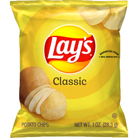 Lay's Potato Chips Classic 1 Oz