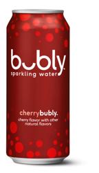 Bubly Sparkling Water Cherry - 16 oz Can