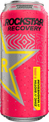 Rockstar Recovery Strawberry Lemonade - 16 oz Can