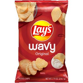 Lay's Wavy Original Potato Chips - Shop Now at Snacks.com