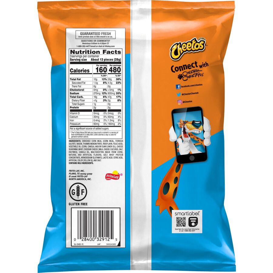 Cheetos Puffs Cheese Flavored Snacks