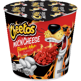 Cheetos Mac'N Cheese Pasta With Flavored Sauce Flamin' Hot Flavor 2.11 Oz