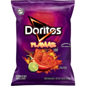 Doritos Tortilla Chips Flamas Flavored 2.75 Oz