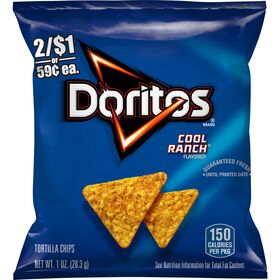 Doritos Tortilla Chips Cool Ranch 1 Oz