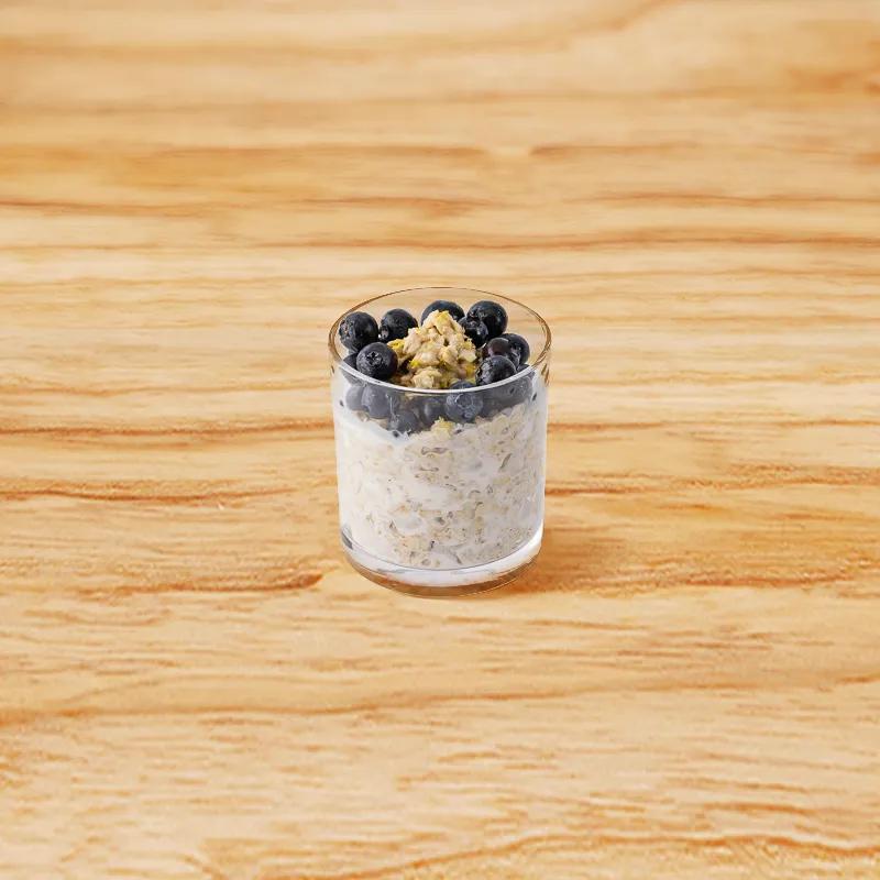 lemony blueberry overnight oats