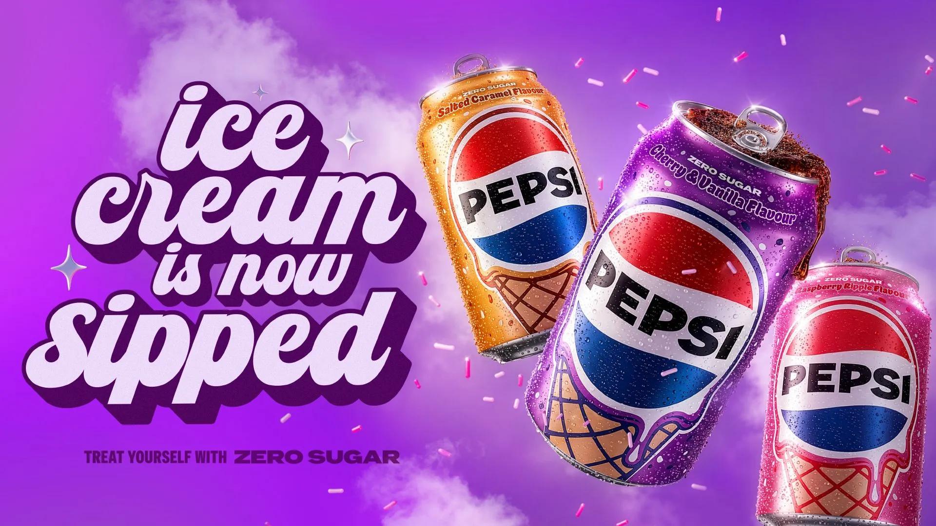 Pepsi Zero Sugar Ice Cream