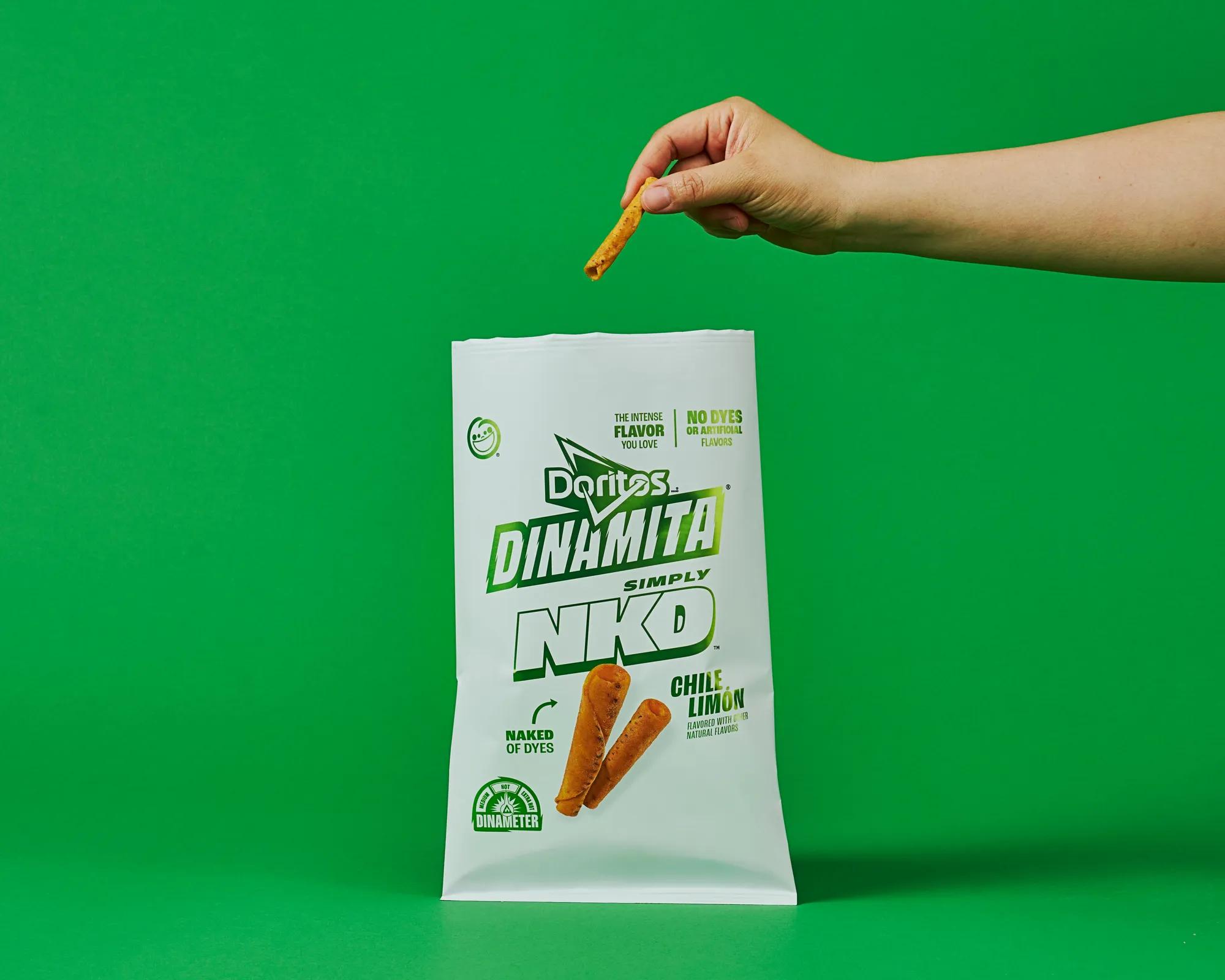 New Doritos® Dinamita® Simply NKD™ Chile Limón is exploding onto snack shelves this summer. Photo credit: Brielle Patton, D3 Studio. 