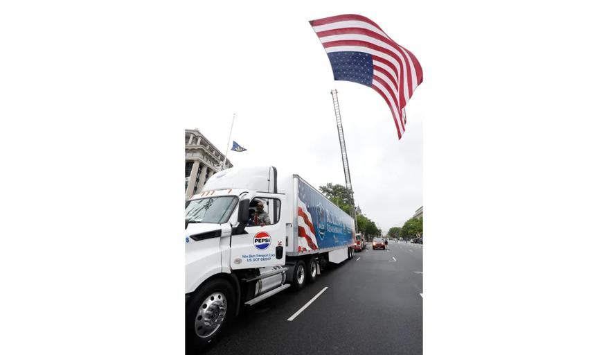 Transport Driver Charles Jackson at the 2024 Rolling Remembrance event in Washington, D.C.