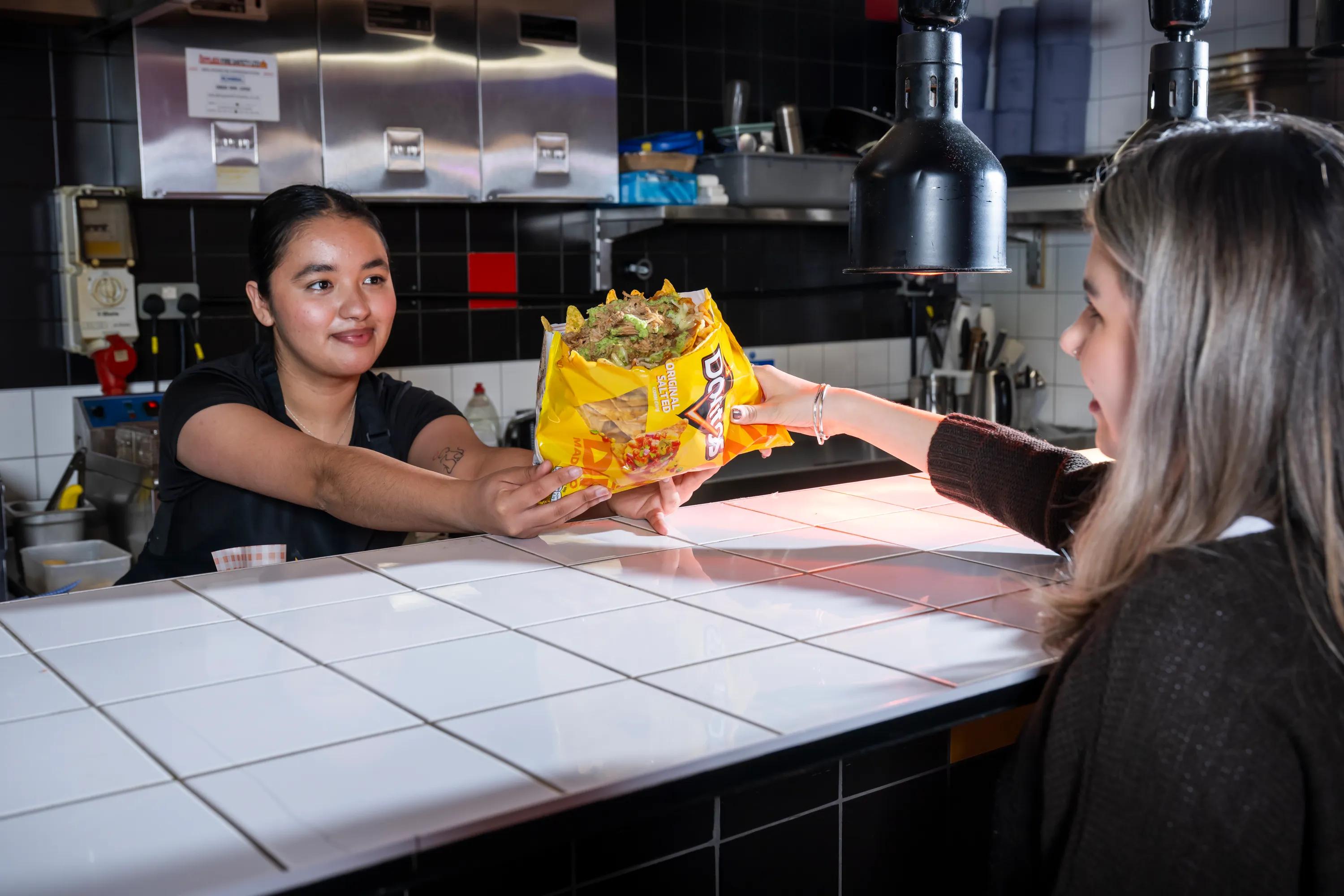 Doritos Loaded Giving to Individual