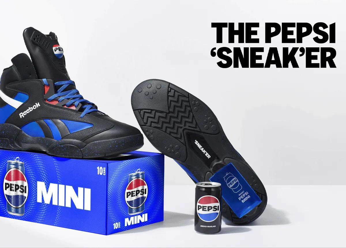Pepsi and Shaq collab with Reebok to debut the Pepsi 'SNEAK'er