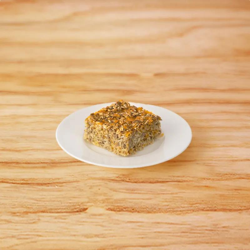 Cheddar Sausage Everything Bagel Baked Oats with Quaker Kettle Hearty Oats