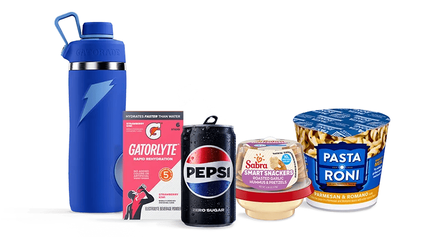 pepsi-zero-sugar-gatorade-sabra-pasta-roni-products
